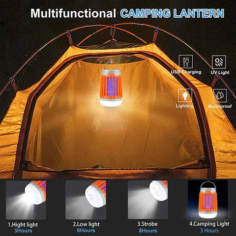 Multifunctional Solar camping Mosquito Killer Lamp