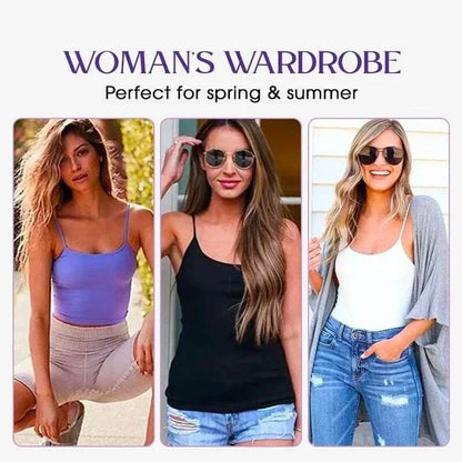 Cami Bra – Women’s Camisole With Built In Padded Bra Vest
