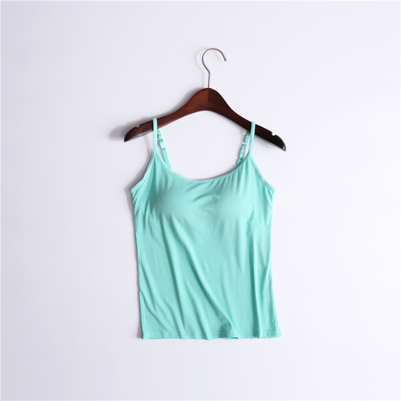 Cami Bra – Women’s Camisole With Built In Padded Bra Vest