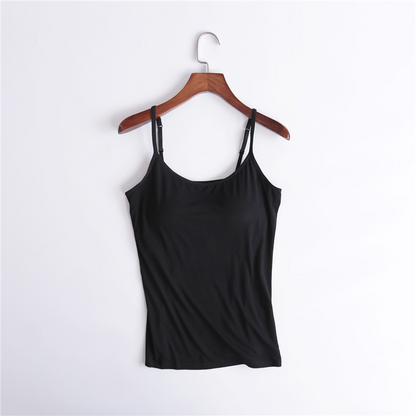 Cami Bra – Women’s Camisole With Built In Padded Bra Vest