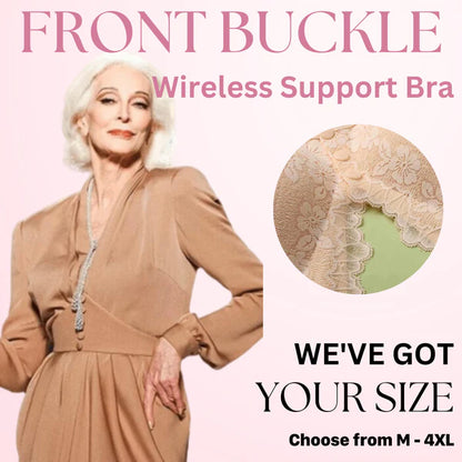 LAST DAY SALE 70% OFF – Zero Feel Lace Full Coverage Front Closure Bra
