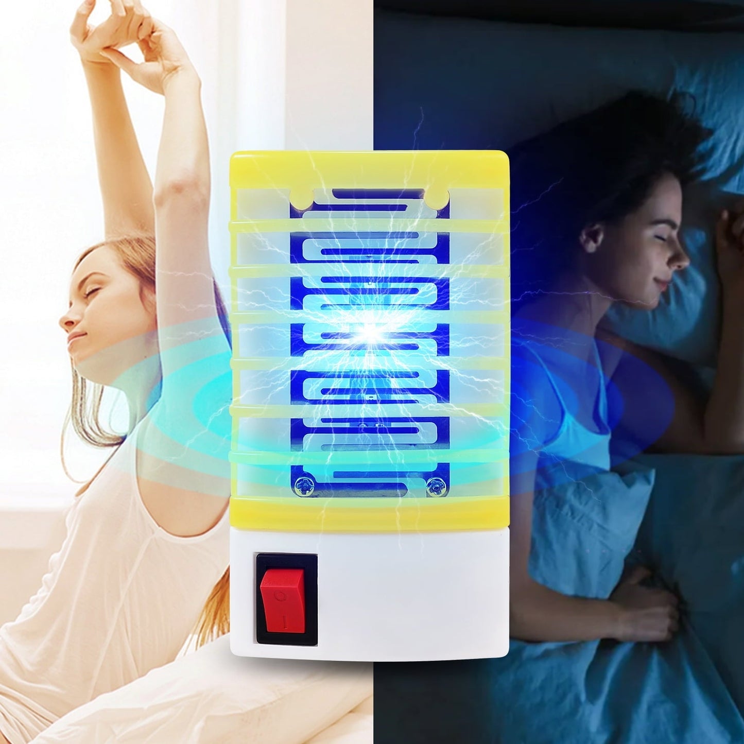 🔥Hot Sale🔥LED Blue Light Trap Household Mosquito Killer Lamp