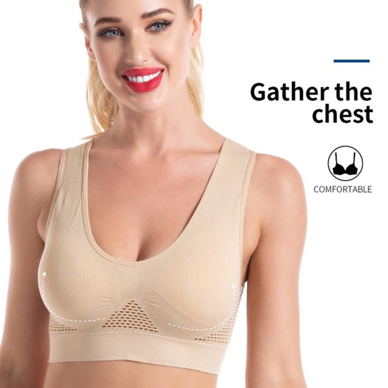 🔥Last day Buy 1 get 2 free🔥Breathable Cool Liftup Air Bra