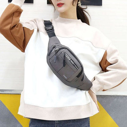 Fashionable Korean Unisex Belt Bag: Versatile Waist Bag for Men and Women, with Chest and Sling