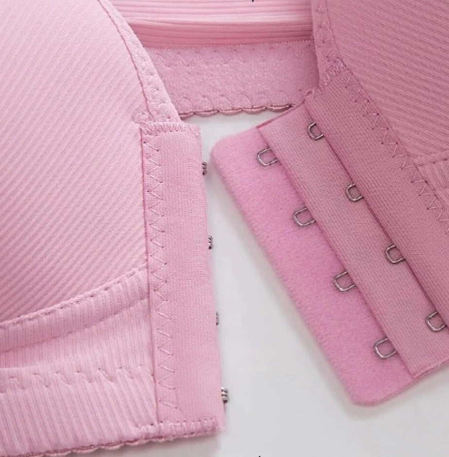Soft Front Open Thin Padded Wireless Bra