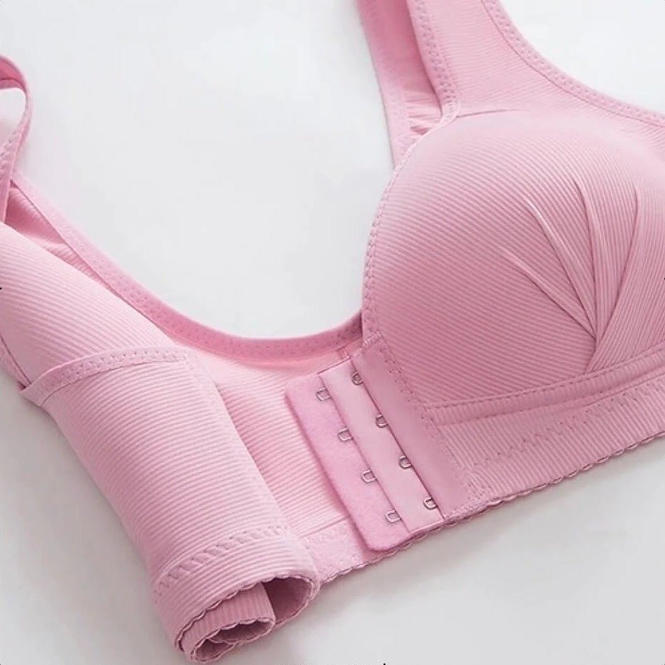 Soft Front Open Thin Padded Wireless Bra