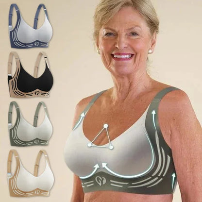 🎁Last Day 49% OFF - Wire-Free Top Support Bra👍No More Sagging Breasts