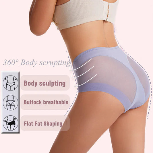 🔥Buy 1 get 2 free🔥 High Waist Ice Silk Seamless Shaping Briefs