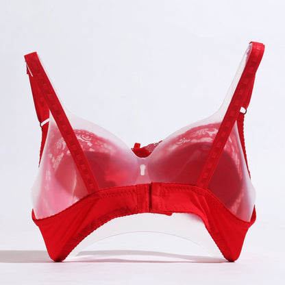 FLORAL COTTON NET BRA