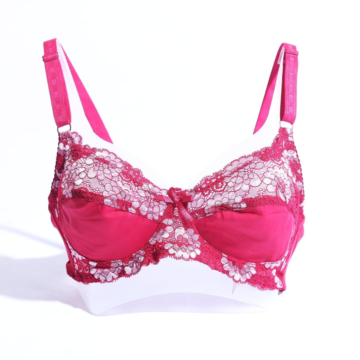 FLORAL COTTON NET BRA