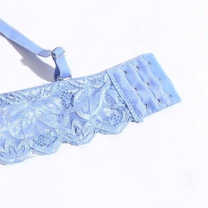 WOMEN LACE G-STRING PADDED BRA