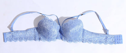 WOMEN LACE G-STRING PADDED BRA