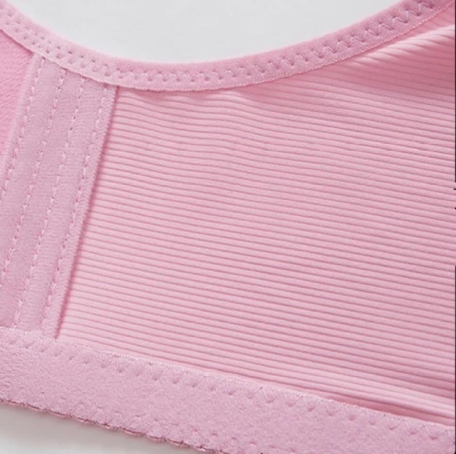 Soft Front Open Thin Padded Wireless Bra