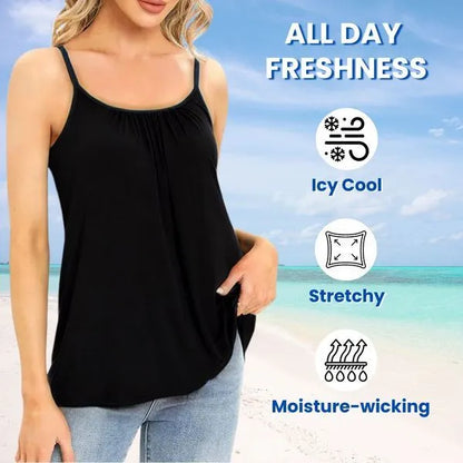 Cami Bra – Women’s Camisole With Built In Padded Bra Vest