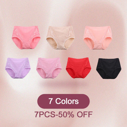🔥Buy 1 get 2 free - 3 PCS🔥 Plus Size High Waist Leak Proof Cotton Panties